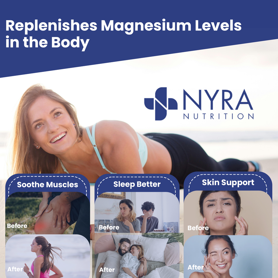 Magnesium Oil Spray UK – Pure Magnesium Spray 237ml | Nyra Nutrition
