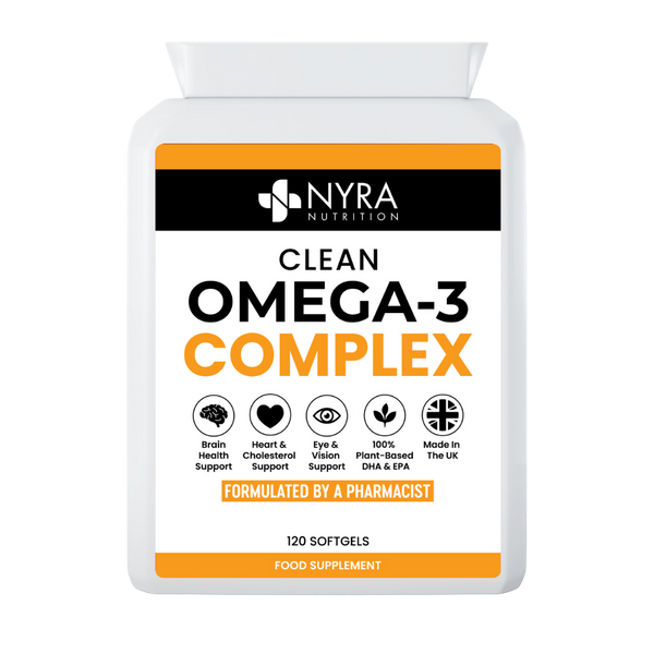 Best Vegan Omega 3 Oil – DHA 400mg + EPA 200mg | Plant-Based Omega 3