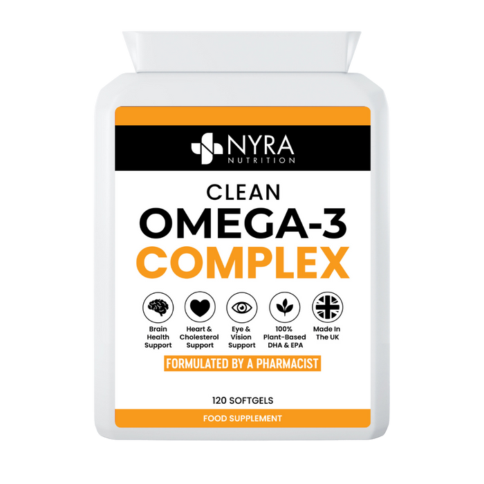 Best Vegan Omega 3 Oil – DHA 400mg + EPA 200mg | Plant-Based Omega 3