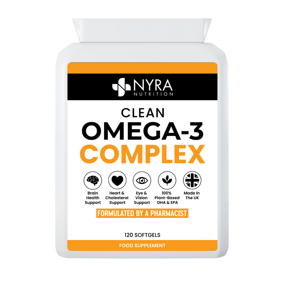 Best Vegan Omega 3 Oil – DHA 400mg + EPA 200mg | Plant-Based Omega 3