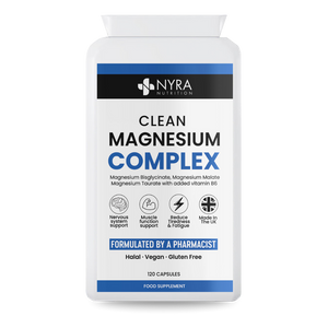 Best Magnesium Bisglycinate UK – 120 Vegan Capsules + Vitamin B6