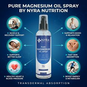 Magnesium Oil Spray UK – Pure Magnesium Spray 237ml | Nyra Nutrition