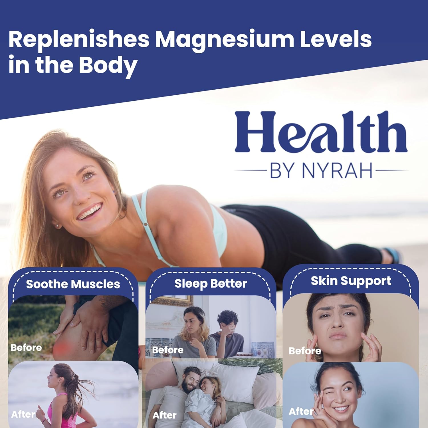 Pure Magnesium Oil Spray for Sleep and Anxiety 237ml