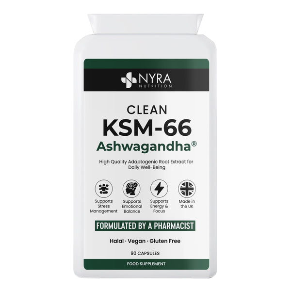 KSM-66 Ashwagandha Capsules – Premium Ashwagandha Supplement UK