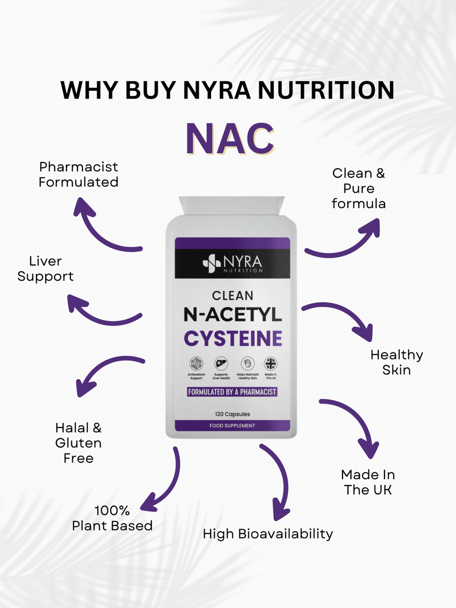 Best NAC Supplement UK – N-Acetylcysteine for Detox & Lung Support