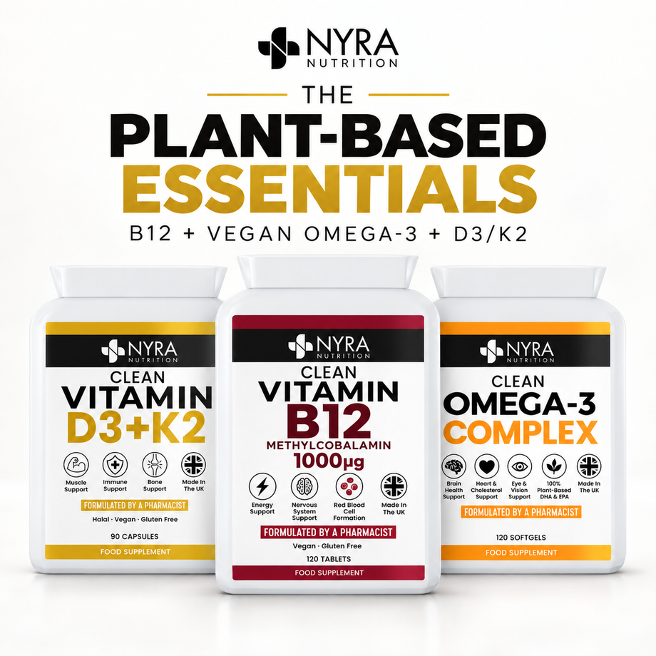 B12 + Vegan Omega-3 + D3/K2