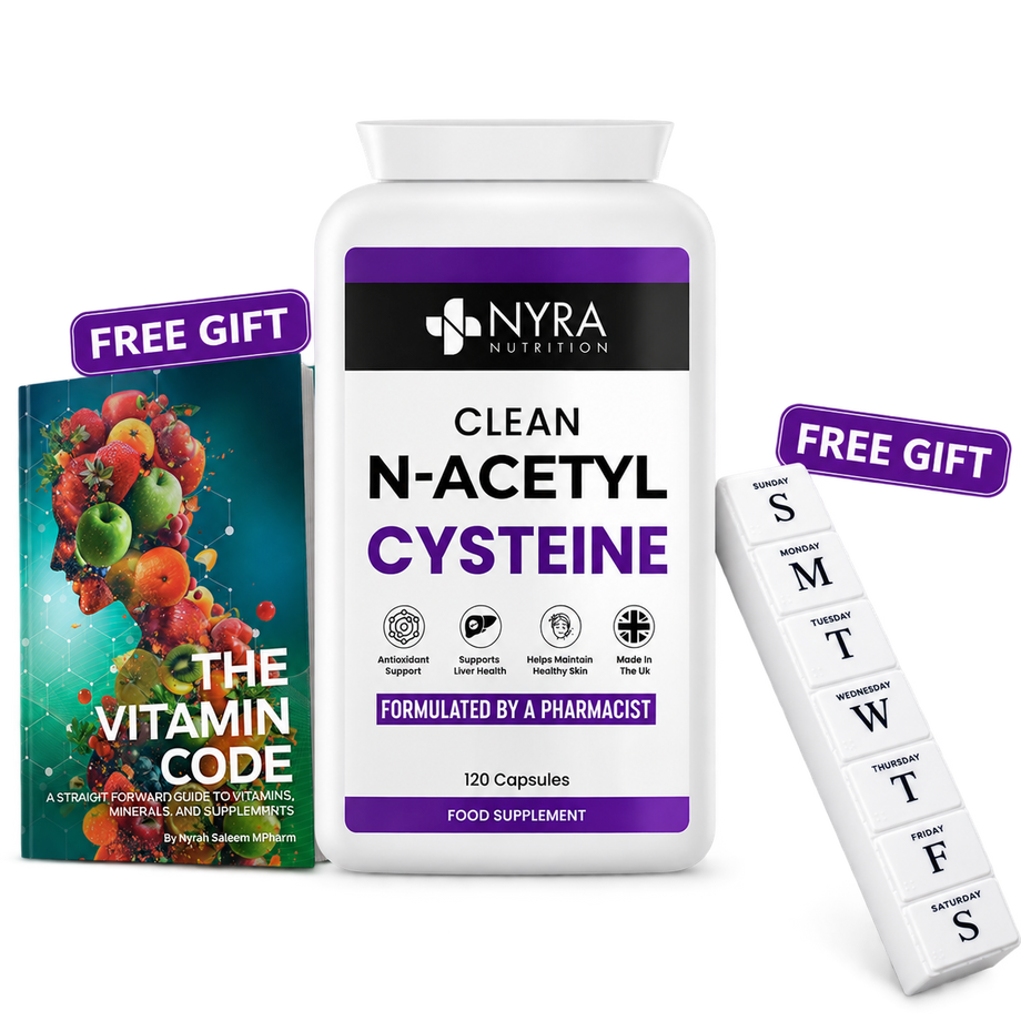 Best NAC Supplement UK – N-Acetylcysteine for Detox & Lung Support