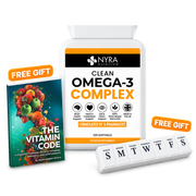 Best Vegan Omega 3 Oil – DHA 400mg + EPA 200mg | Plant-Based Omega 3