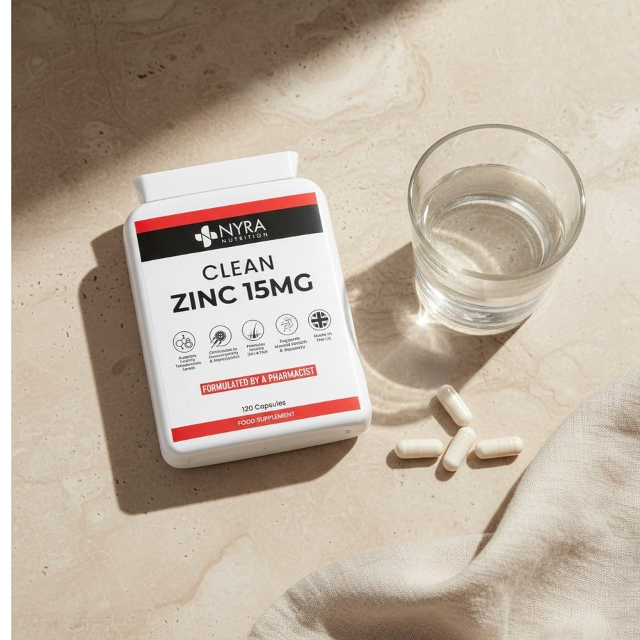 Best Zinc Supplement UK – Zinc Tablets 15mg for Immunity & Skin