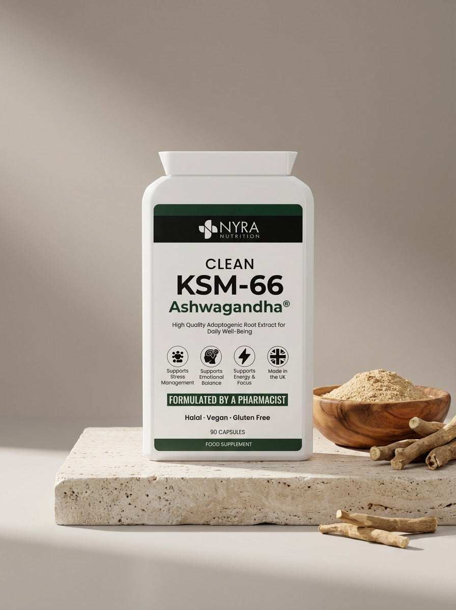 KSM-66 Ashwagandha Capsules – Premium Ashwagandha Supplement UK