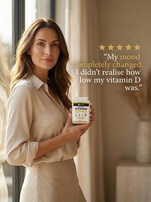 Best Vitamin D3 with K2 Supplement UK – 3000 IU + MK-7 Capsules