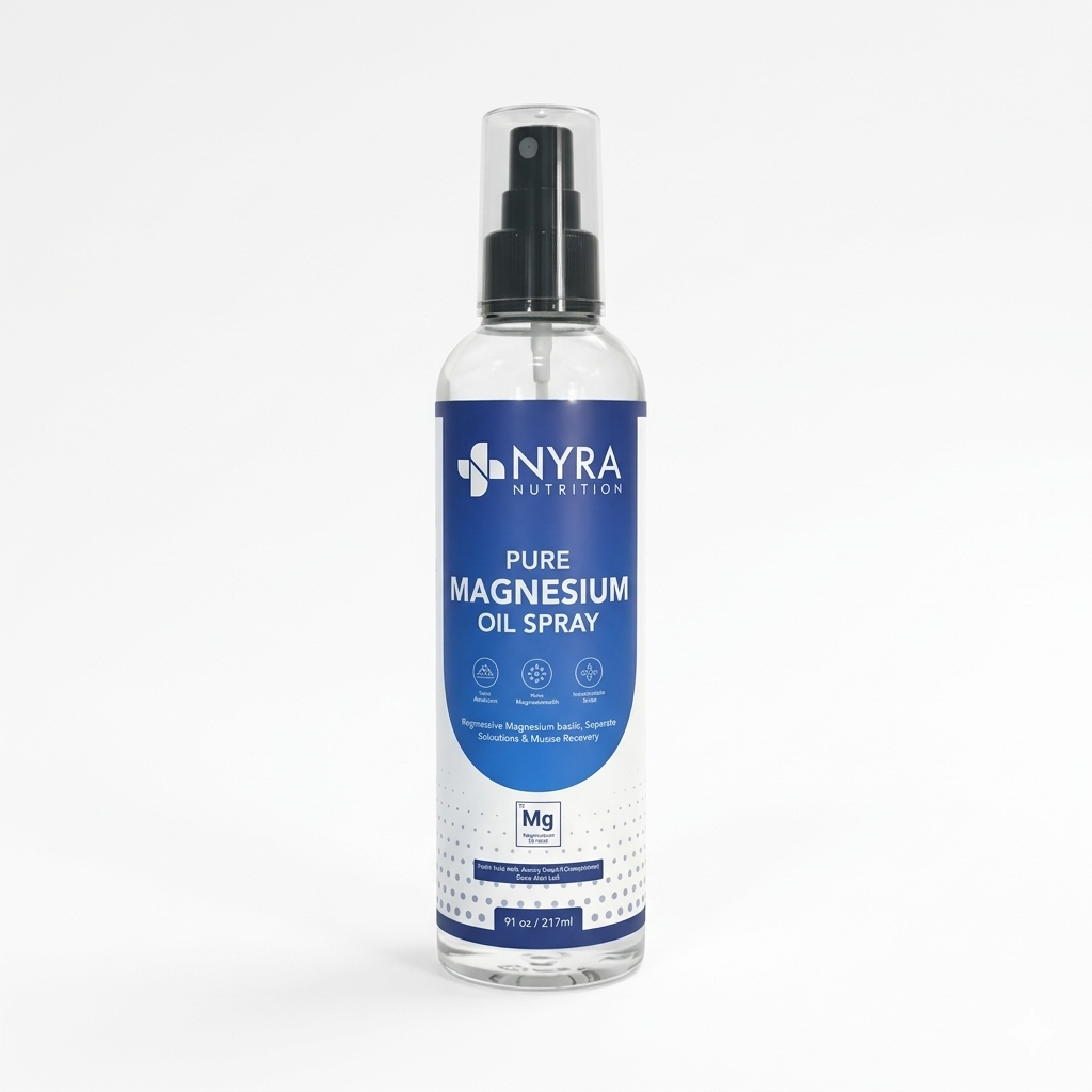 Magnesium Oil Spray UK – Pure Magnesium Spray 237ml | Nyra Nutrition