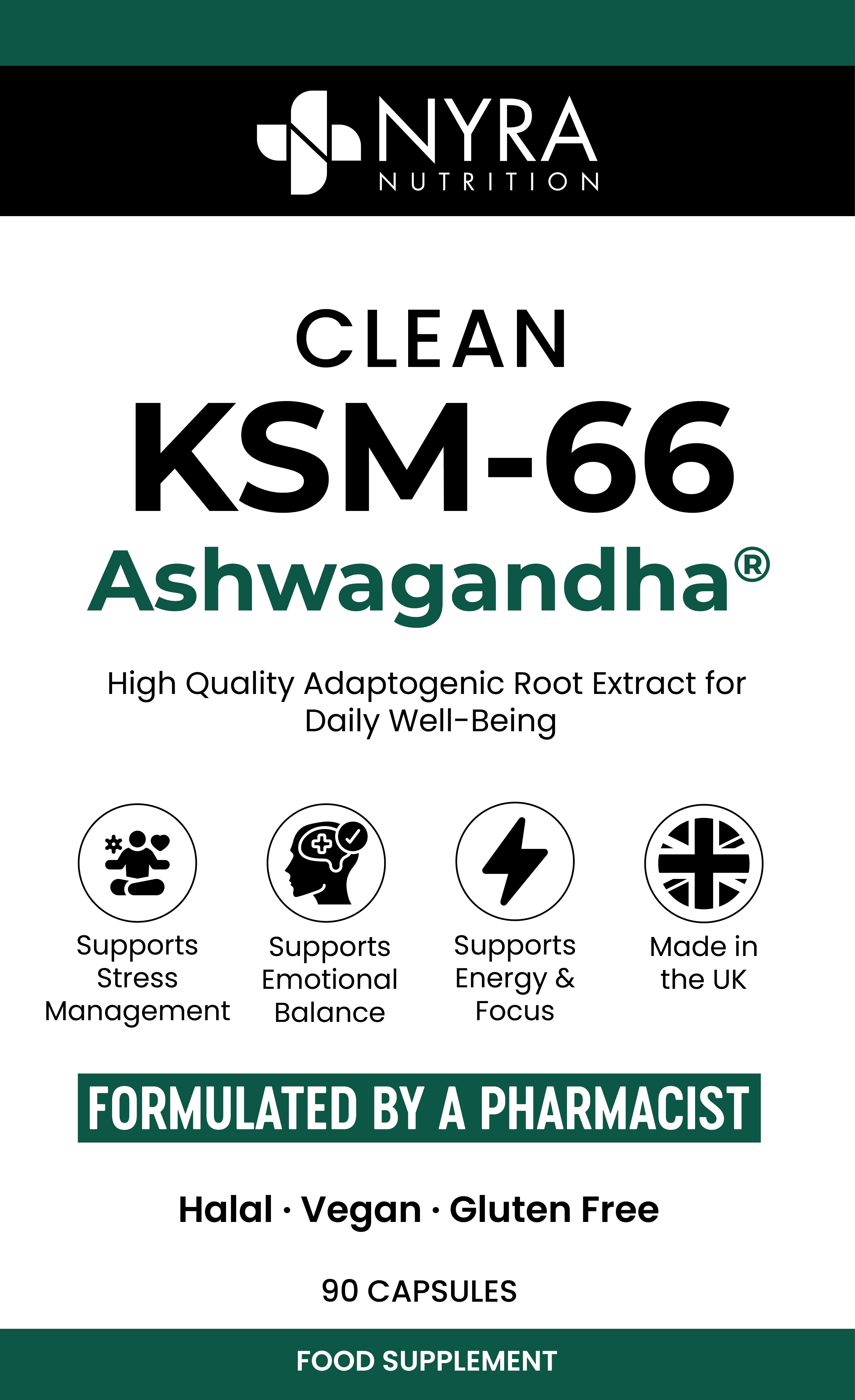Clean Ashwagandha KSM-66