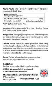 KSM-66 Ashwagandha Capsules – Premium Ashwagandha Supplement UK