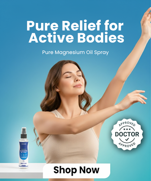 Magnesium Oil Spray UK – Pure Magnesium Spray 237ml | Nyra Nutrition