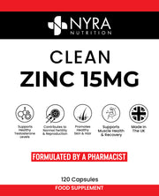 Best Zinc Supplement UK – Zinc Tablets 15mg for Immunity & Skin