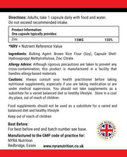 Best Zinc Supplement UK – Zinc Tablets 15mg for Immunity & Skin
