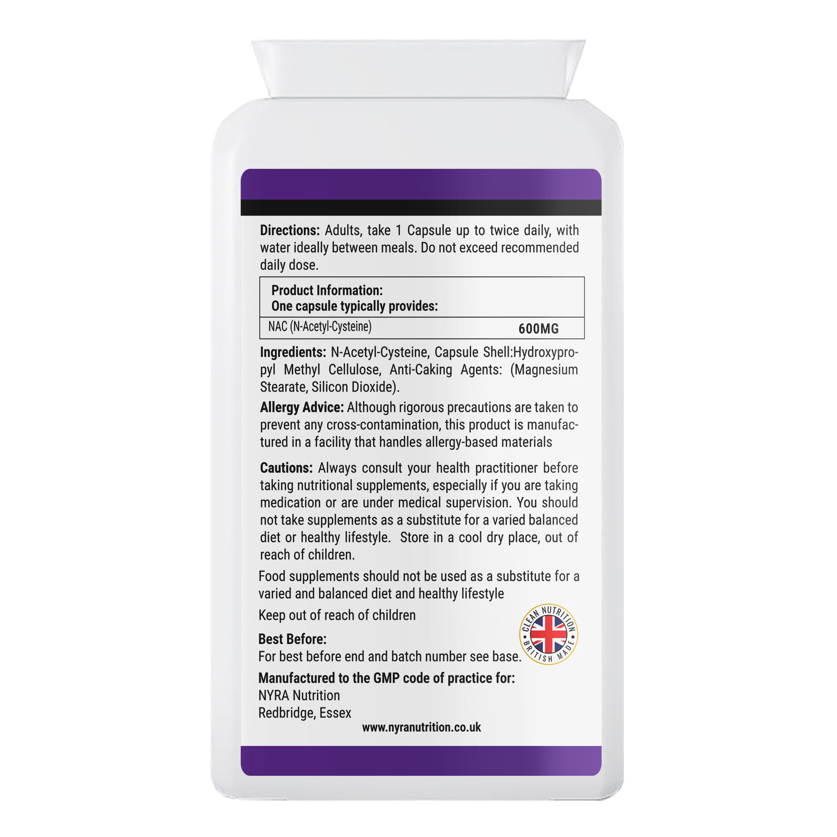 NAC N-Acetyl-Cysteine