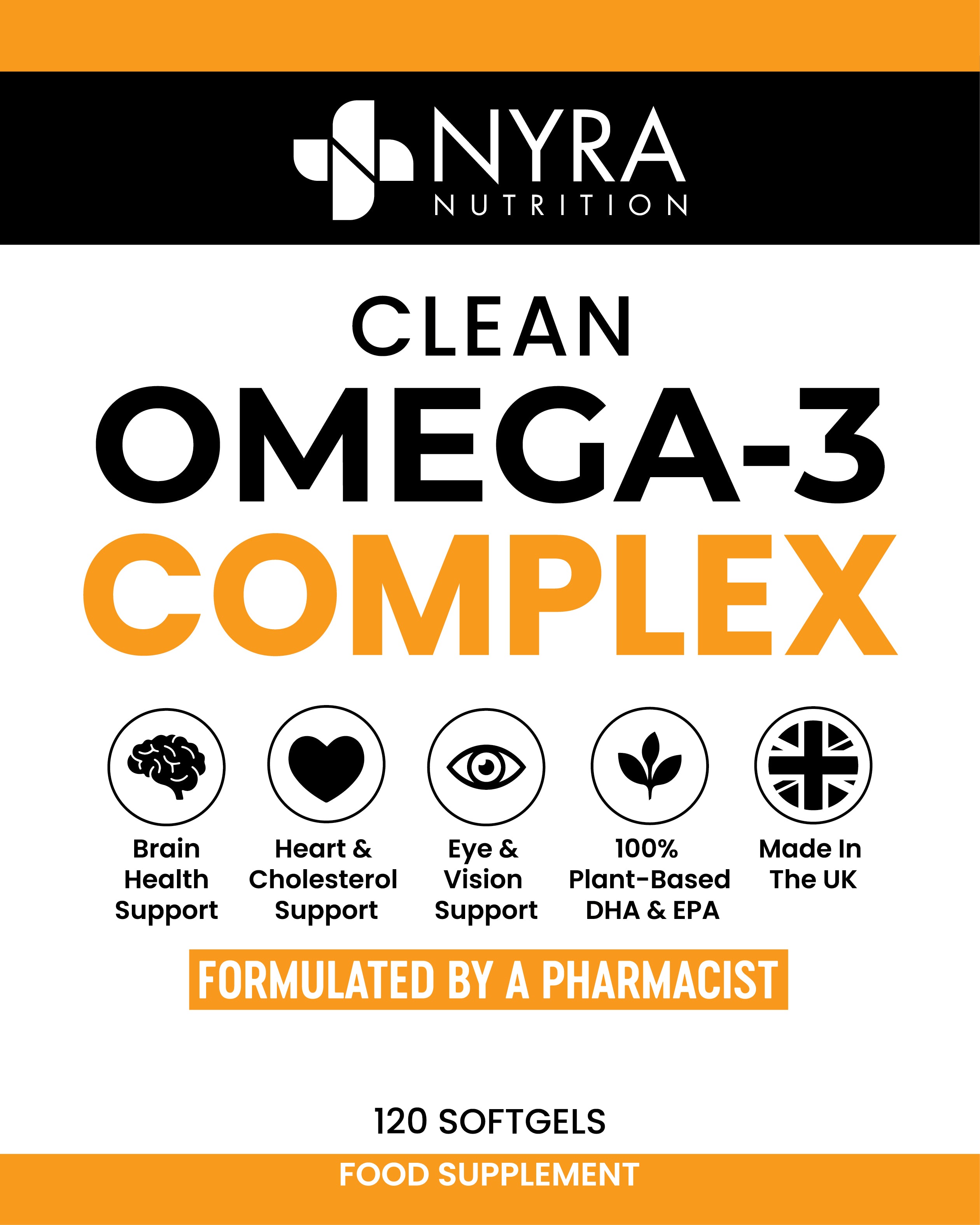Vegan Omega 3 Algal Oil