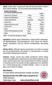 Vitamin B12 Methylcobalamin 1000µg – High Strength B12 Supplement UK